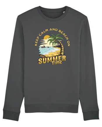 De vară: Keep calm and beach on Anthracite