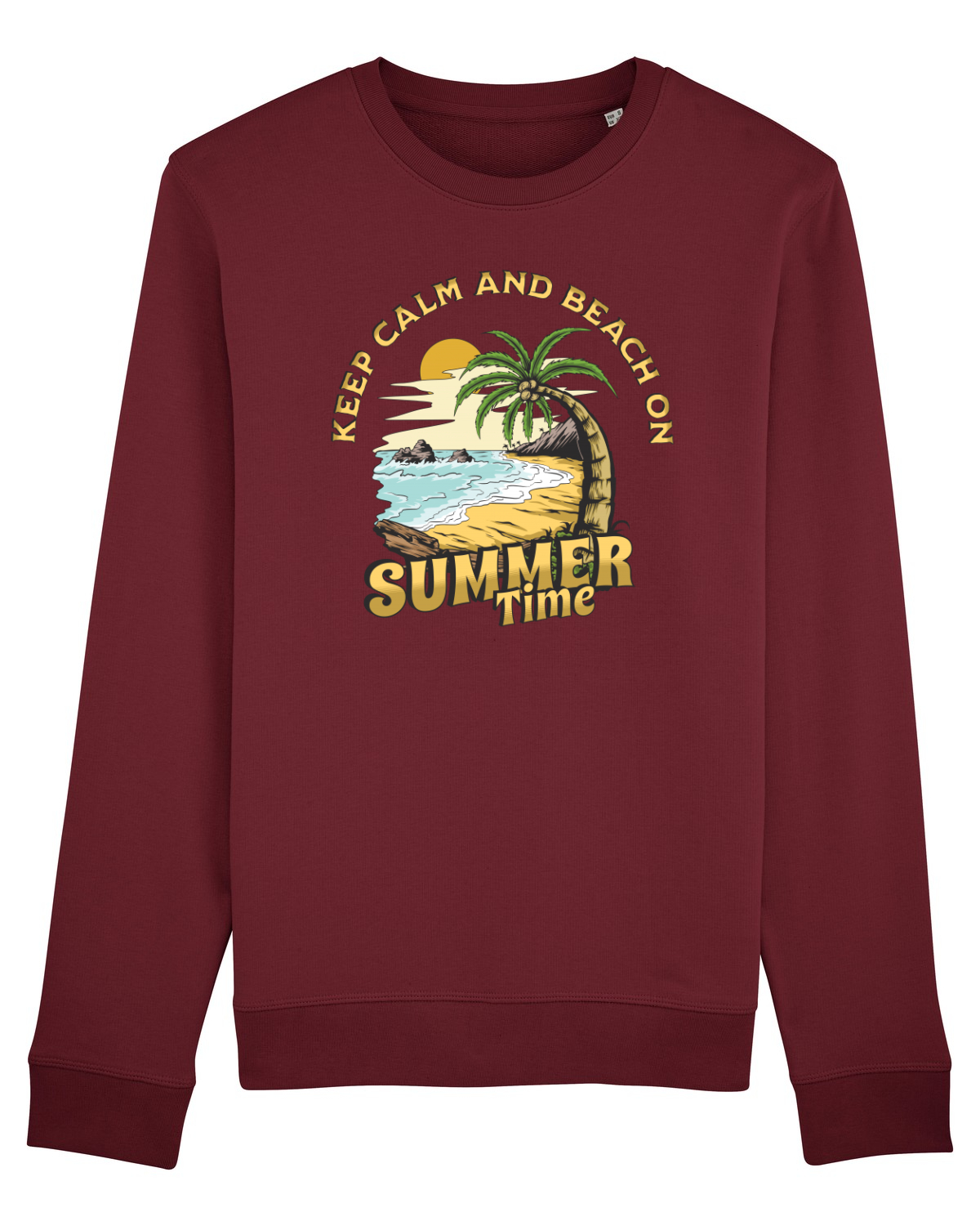 Bluză mânecă lungă Unisex Rise Burgundy