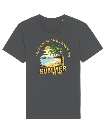 De vară: Keep calm and beach on Anthracite