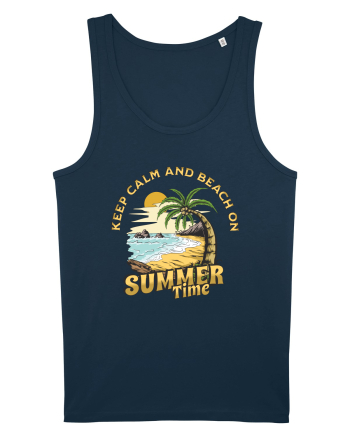 De vară: Keep calm and beach on Navy