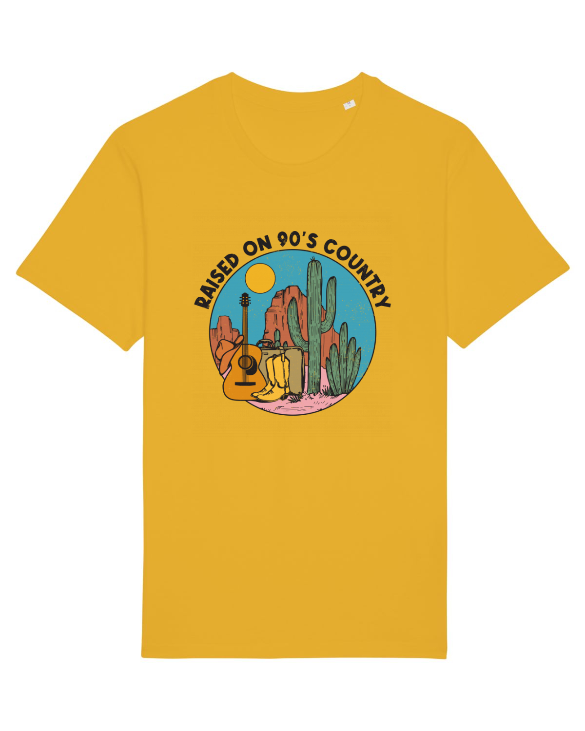 Tricou mânecă scurtă Unisex Rocker Spectra Yellow