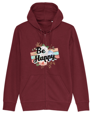 Be Happy Burgundy
