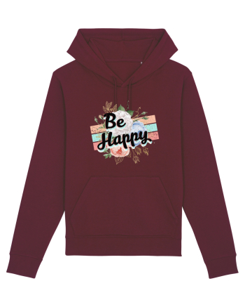 Be Happy Burgundy