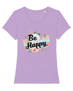 Be Happy Tricou mânecă scurtă guler larg fitted Damă Expresser