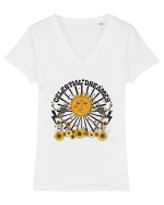Celestial Dreamer Tricou mânecă scurtă guler V Damă Evoker