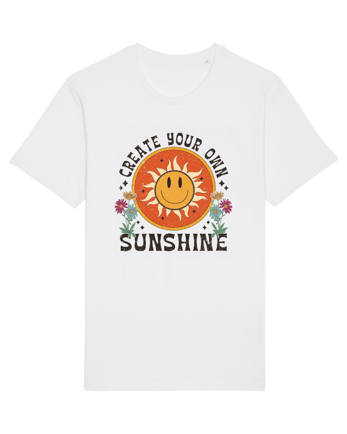 Tricou mânecă scurtă Unisex Rocker White