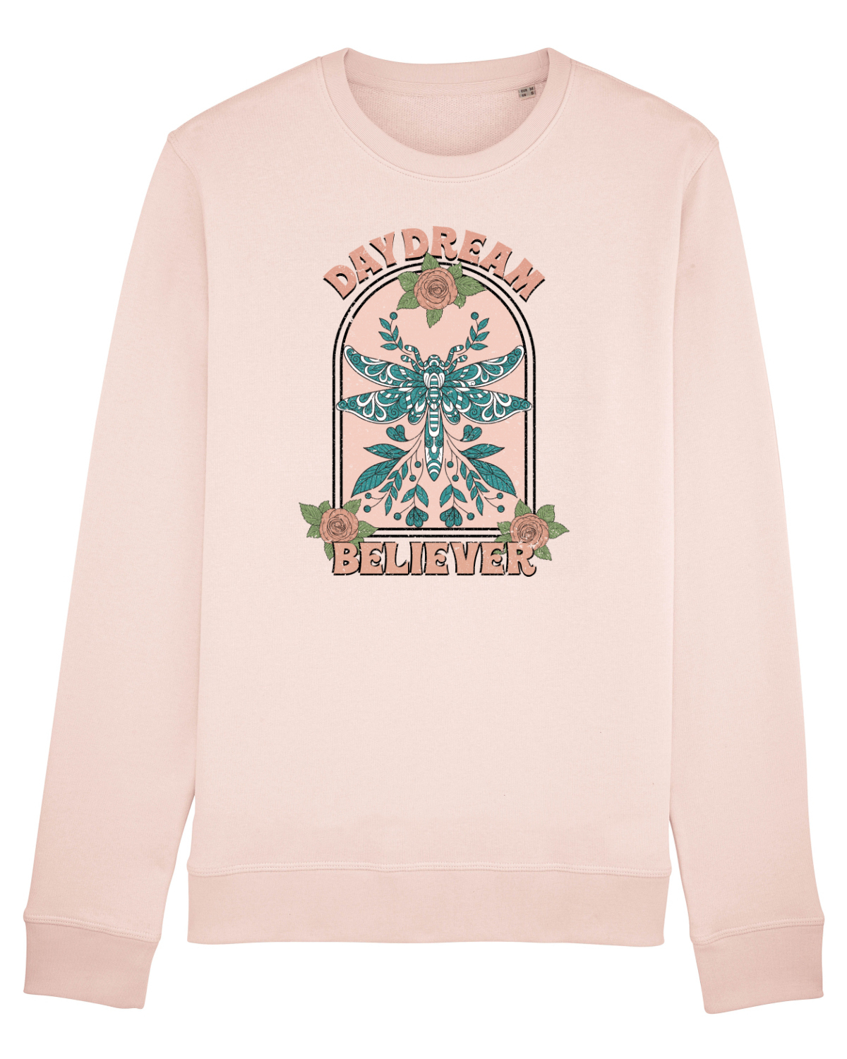 Bluză mânecă lungă Unisex Rise Candy Pink