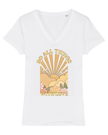 Do All Things With Love White