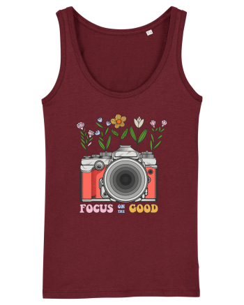 Focus On The Good Burgundy