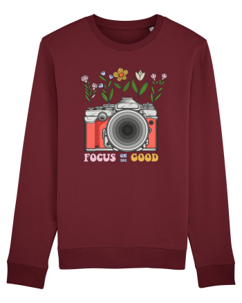 Focus On The Good Burgundy