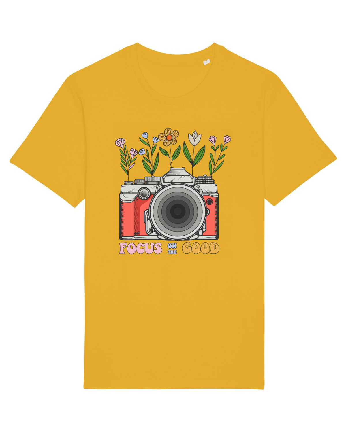 Tricou mânecă scurtă Unisex Rocker Spectra Yellow