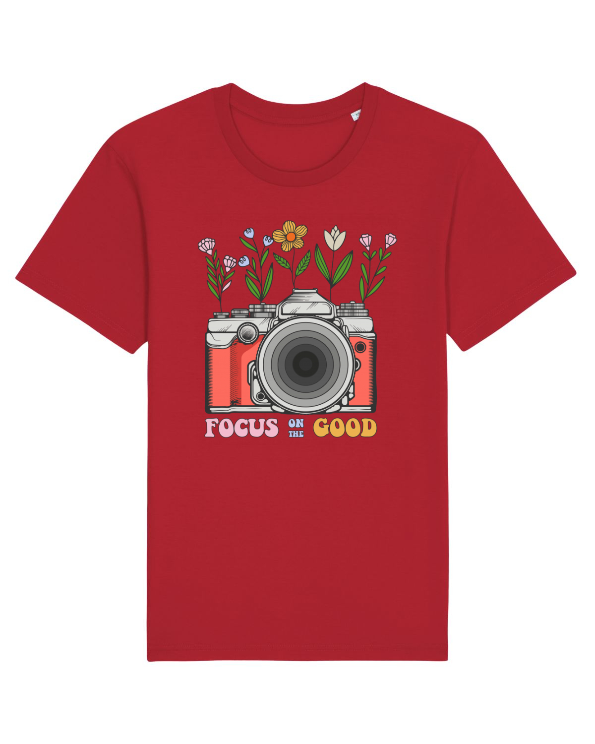 Tricou mânecă scurtă Unisex Rocker Red