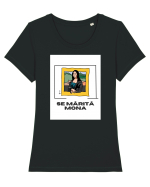 Se mărita Mona Tricou mânecă scurtă guler larg fitted Damă Expresser