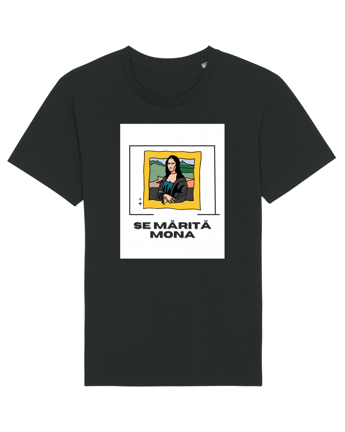 Tricou mânecă scurtă Unisex Rocker Black