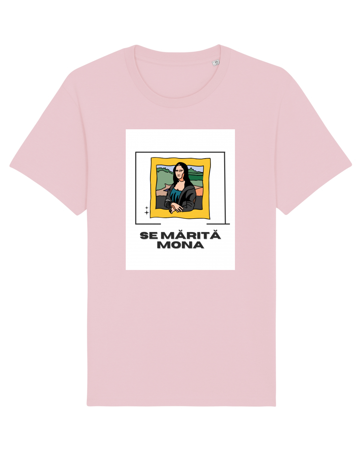 Tricou mânecă scurtă Unisex Rocker Cotton Pink