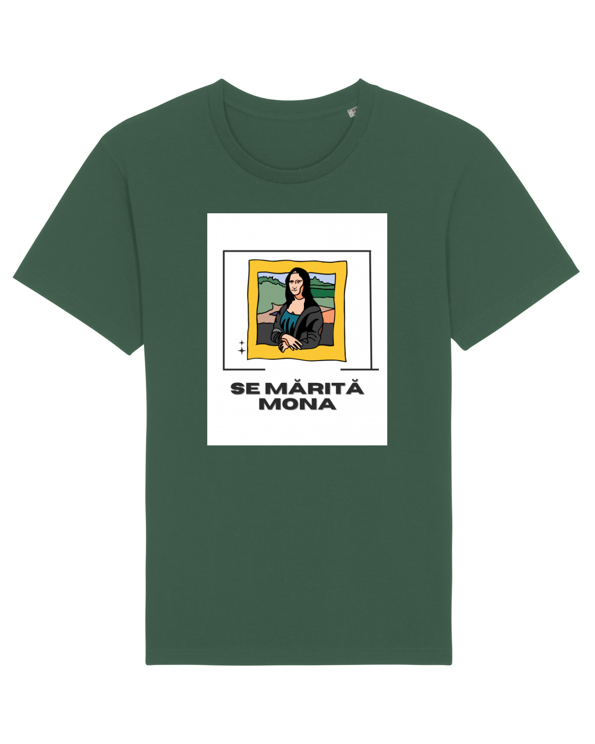 Tricou mânecă scurtă Unisex Rocker Bottle Green
