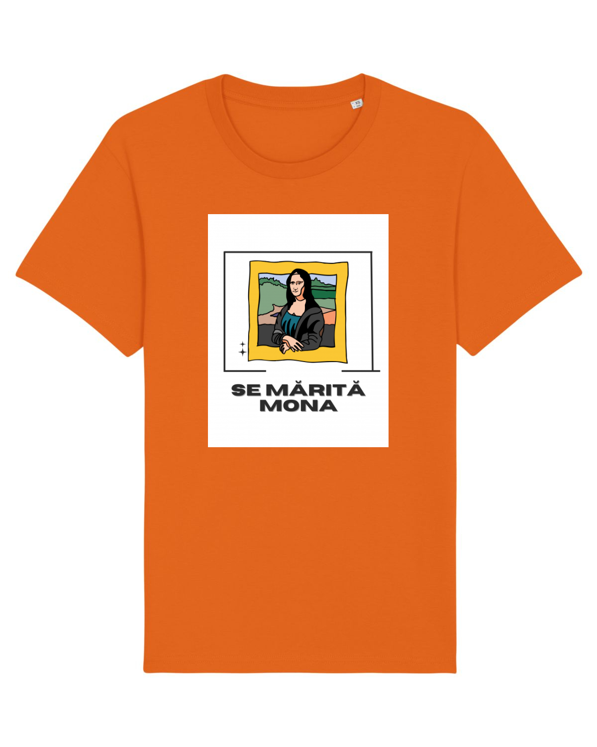 Tricou mânecă scurtă Unisex Rocker Bright Orange