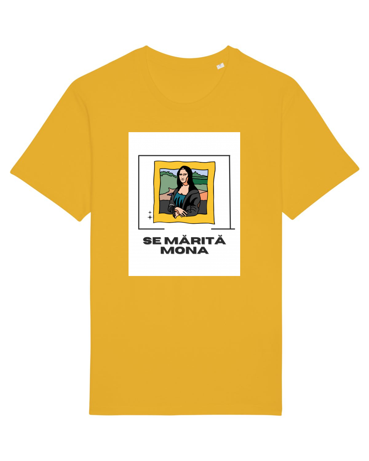 Tricou mânecă scurtă Unisex Rocker Spectra Yellow