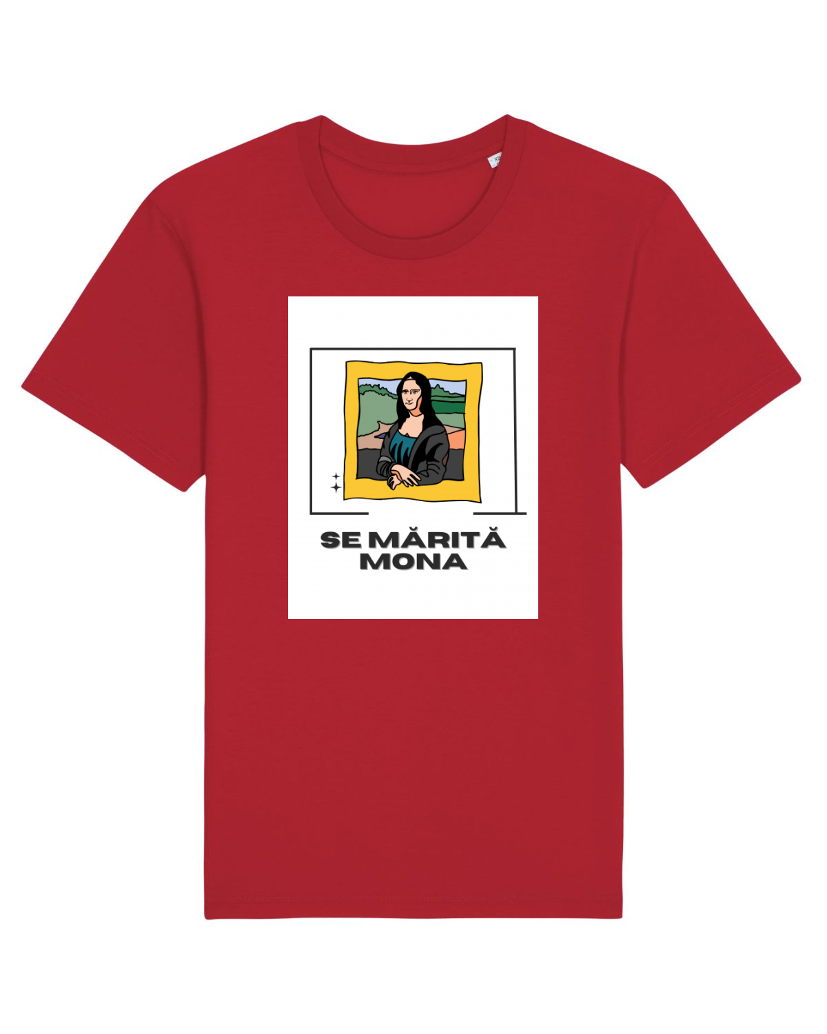 Tricou mânecă scurtă Unisex Rocker Red