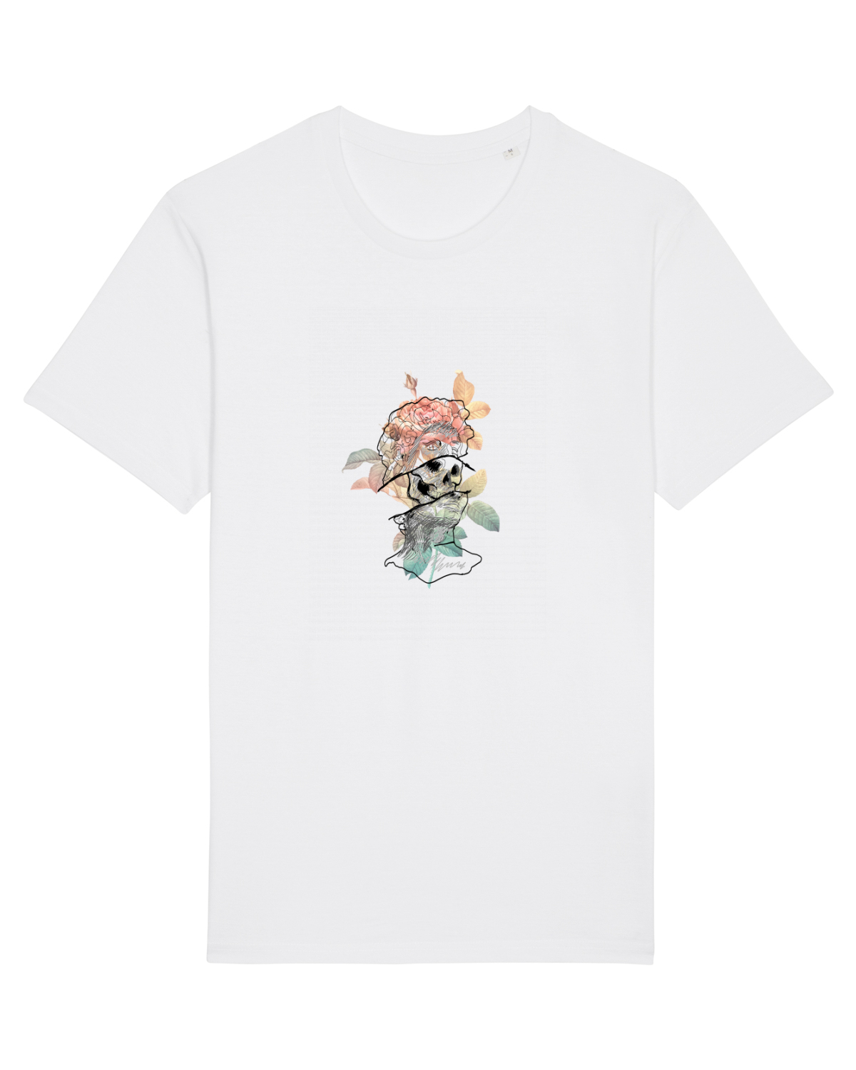 Tricou mânecă scurtă Unisex Rocker White