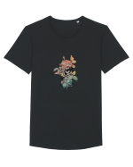 David Tricou mânecă scurtă guler larg Bărbat Skater