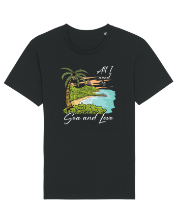 De vara: All I need is sea and love - black Black