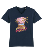 De vară: Magical summer sunsets Tricou mânecă scurtă guler V Bărbat Presenter