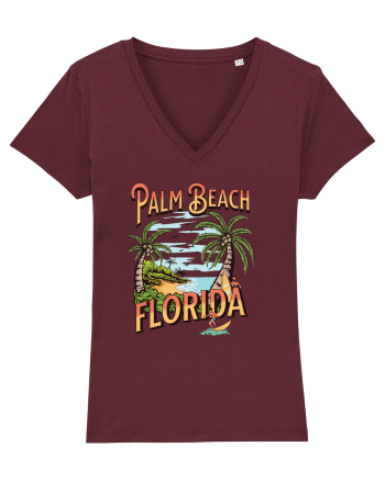 De vară: Palm Beach Florida Burgundy