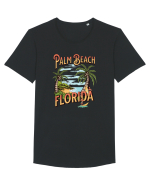 De vară: Palm Beach Florida Tricou mânecă scurtă guler larg Bărbat Skater