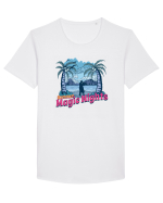 De vară: Summer magic nights Tricou mânecă scurtă guler larg Bărbat Skater