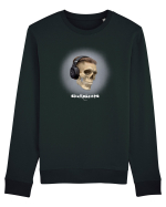 Craniu cu casti - skullphones 02 Bluză mânecă lungă Unisex Rise