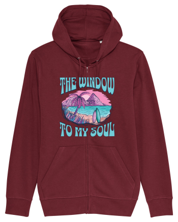 De vară: The window to my soul Burgundy
