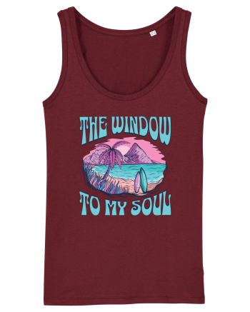 De vară: The window to my soul Burgundy