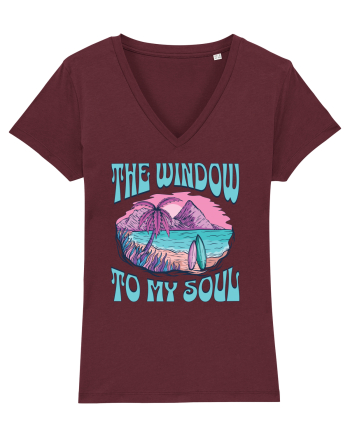 De vară: The window to my soul Burgundy