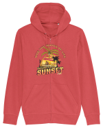 De vară: Unforgettable sunset Hanorac cu fermoar Unisex Connector