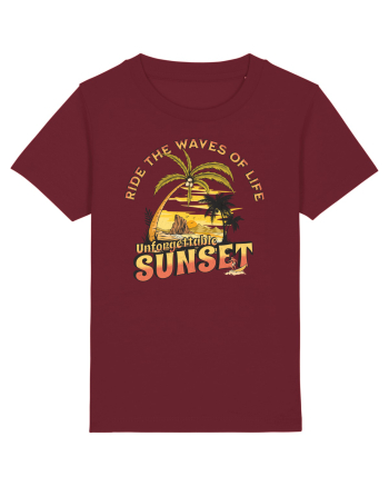 De vară: Unforgettable sunset Burgundy