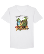 De vară: Unforgettable sunset Tricou mânecă scurtă guler larg Bărbat Skater