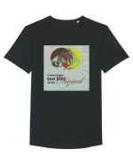 Born too late to be original Tricou mânecă scurtă guler larg Bărbat Skater