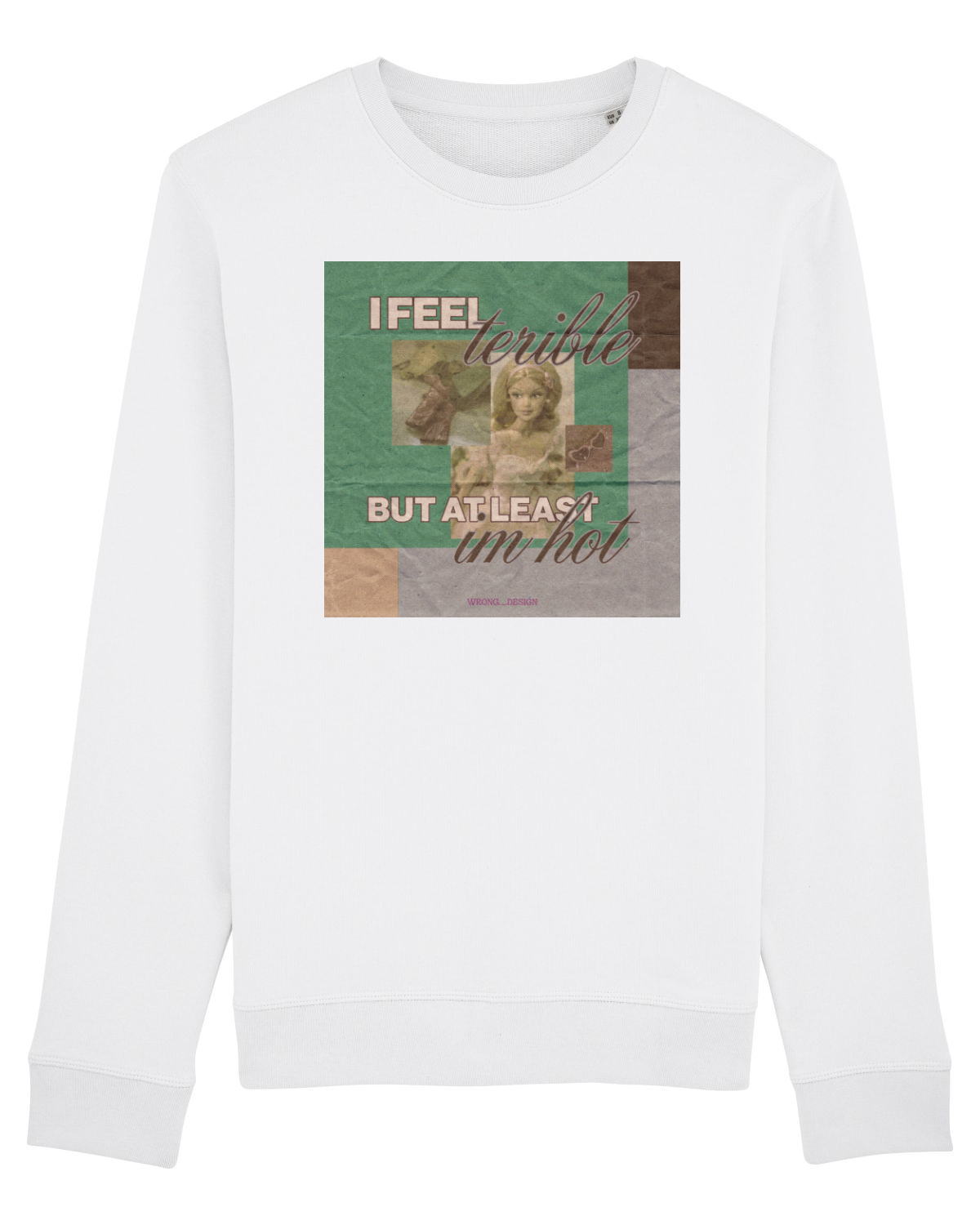 Bluză mânecă lungă Unisex Rise White