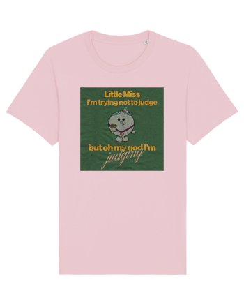 Little Miss trying not to judge Cotton Pink