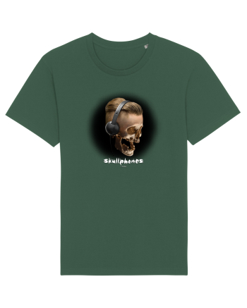 Craniu cu casti - skullphones 05 Bottle Green