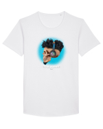 Craniu cu casti - skullphones 17 Tricou mânecă scurtă guler larg Bărbat Skater