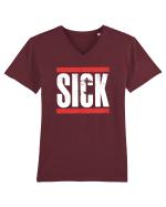SICK Tricou mânecă scurtă guler V Bărbat Presenter