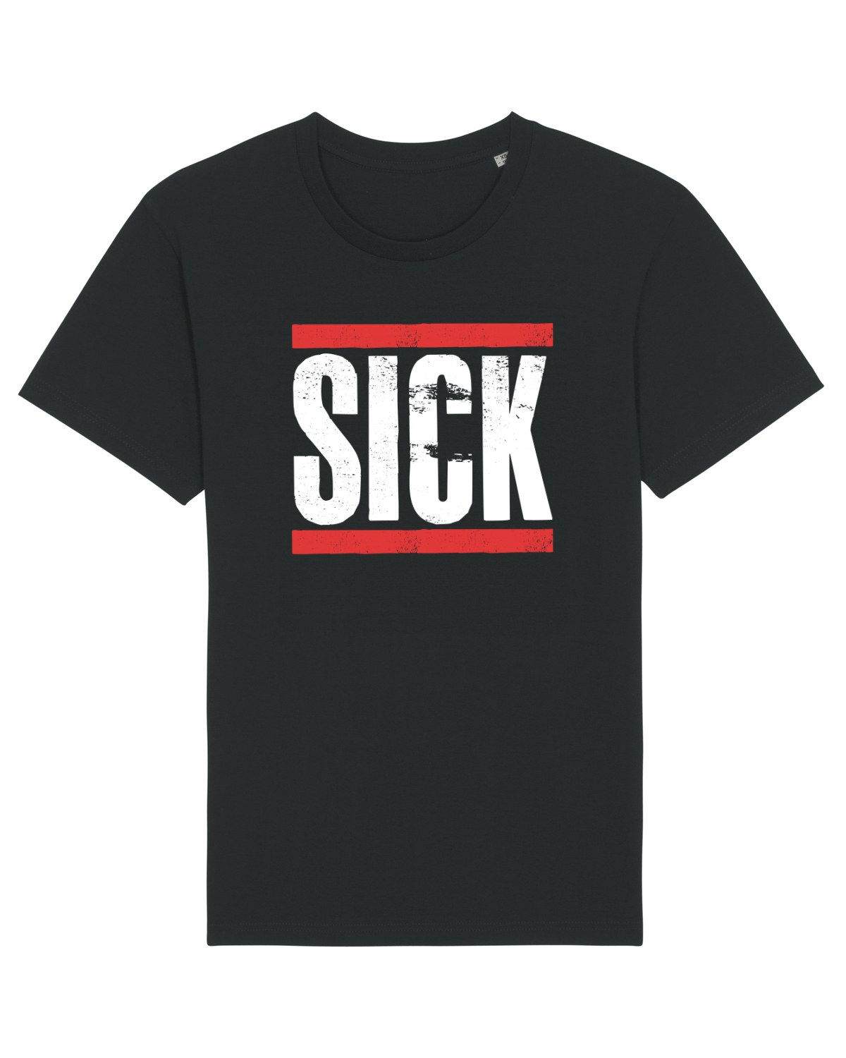Tricou mânecă scurtă Unisex Rocker Black