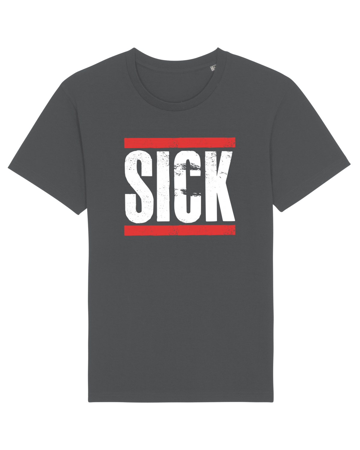 Tricou mânecă scurtă Unisex Rocker Anthracite