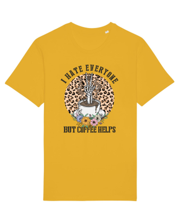 I Hate Everyone But Coffee Helps Spectra Yellow