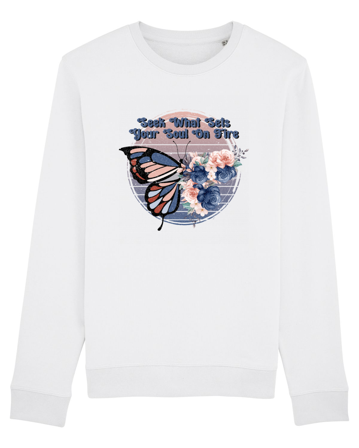 Bluză mânecă lungă Unisex Rise White