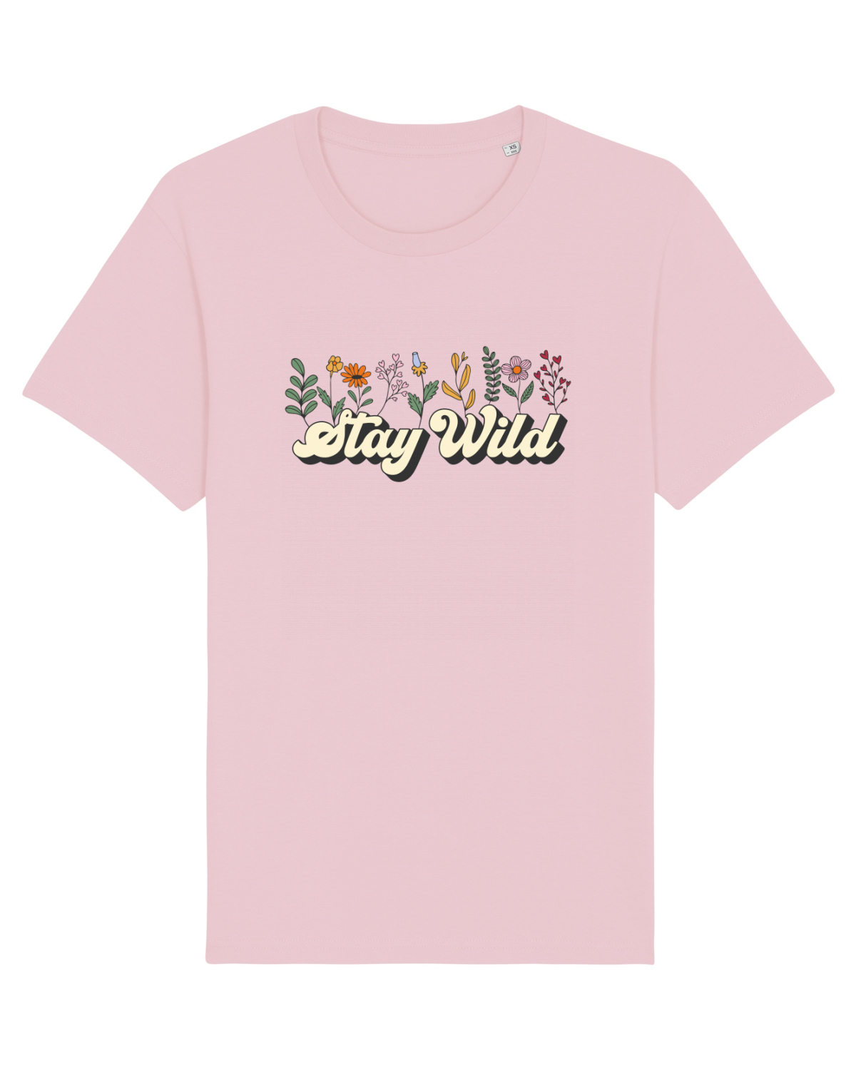 Tricou mânecă scurtă Unisex Rocker Cotton Pink