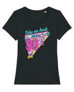 Take Me Back To The 90's Tricou mânecă scurtă guler larg fitted Damă Expresser