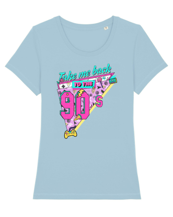 Take Me Back To The 90's Sky Blue